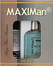 Духи, Парфюмерия, косметика Aroma Parfume Maximan Huge - Набор (edt/100ml + deo/spray/150ml)