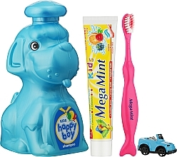 Парфумерія, косметика Набір - Sts Cosmetics Aquerelle Kids (sh/500ml + toothpaste/50ml + toothbrush/1шт. + typ)