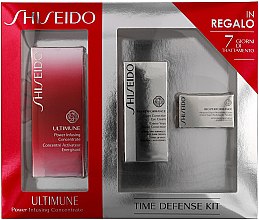 Духи, Парфюмерия, косметика Набор - Shiseido Time Defence Kit (ser/30ml + cr/7ml + cr/5ml)