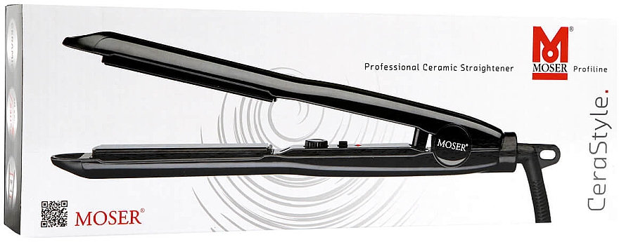Выпрямитель волос с керамическим покрытием - Moser CeraStyle Pro Black — фото N4