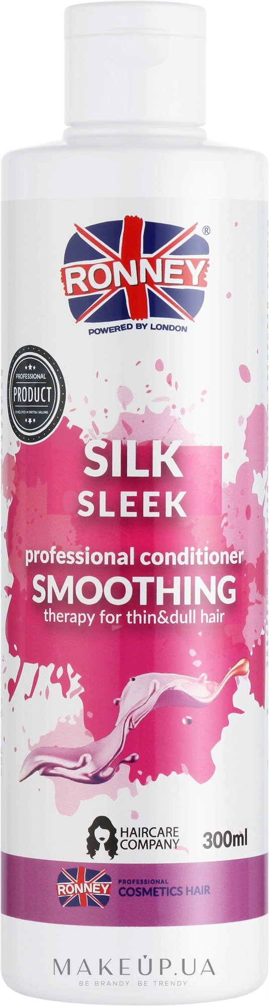 Кондиционер с протеинами шелка - Ronney Professional Silk Sleek Smoothing Conditioner — фото 300ml