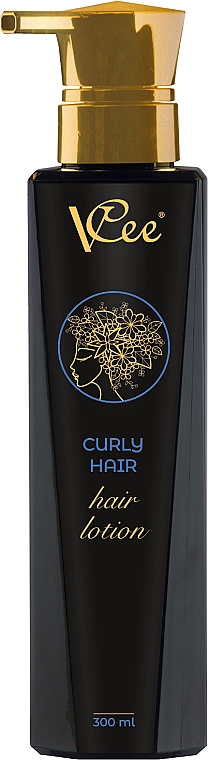 Живильний лосьйон-кондиціонер для в'юкого волосся - VCee Curly Hair Lotion — фото N1