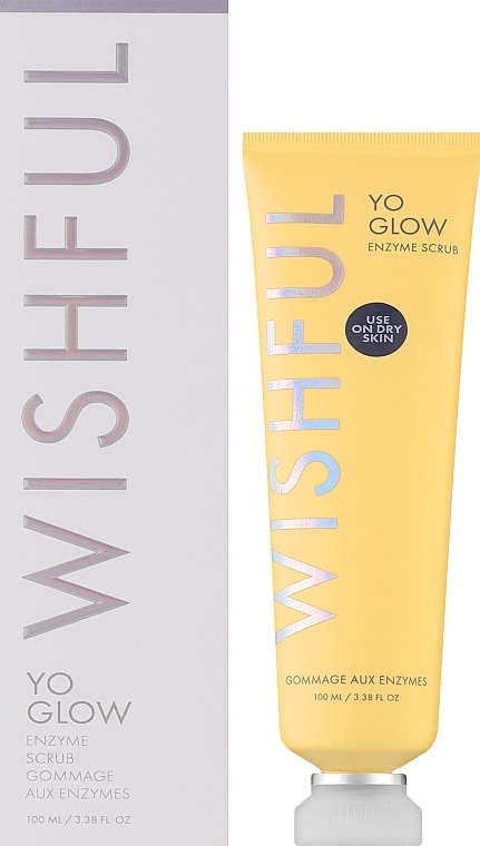 Энзимный скраб для лица - Wishful Yo Glow AHA & BHA Facial Enzyme Scrub — фото N2