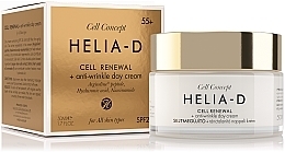 Крем денний для обличчя проти зморшок, 55+ - Helia-D Cell Concept Cream — фото N2