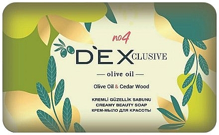 Крем-мыло "Оливковое масло и кедровое дерево"- Dexclusive Creamy Beaty Soap Olive Oil №4 — фото N1