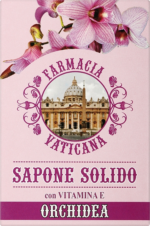Мыло с запахом орхидеи и с витамином Е - Farmacia Vaticana — фото N1