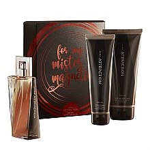 Парфумерія, косметика Avon Attraction for Him - Набір (edt/75ml + ash/balm/100ml + sh/gel/200ml)