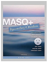 Тканинна маска для обличчя "Омолодження та зволоження" - MASQ+ Rejuvenating & Moisture Sheet Mask — фото N1