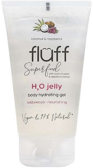 Гель для тела - Fluff Nourishing Moisturizing Body Wash H2O Jelly — фото N1