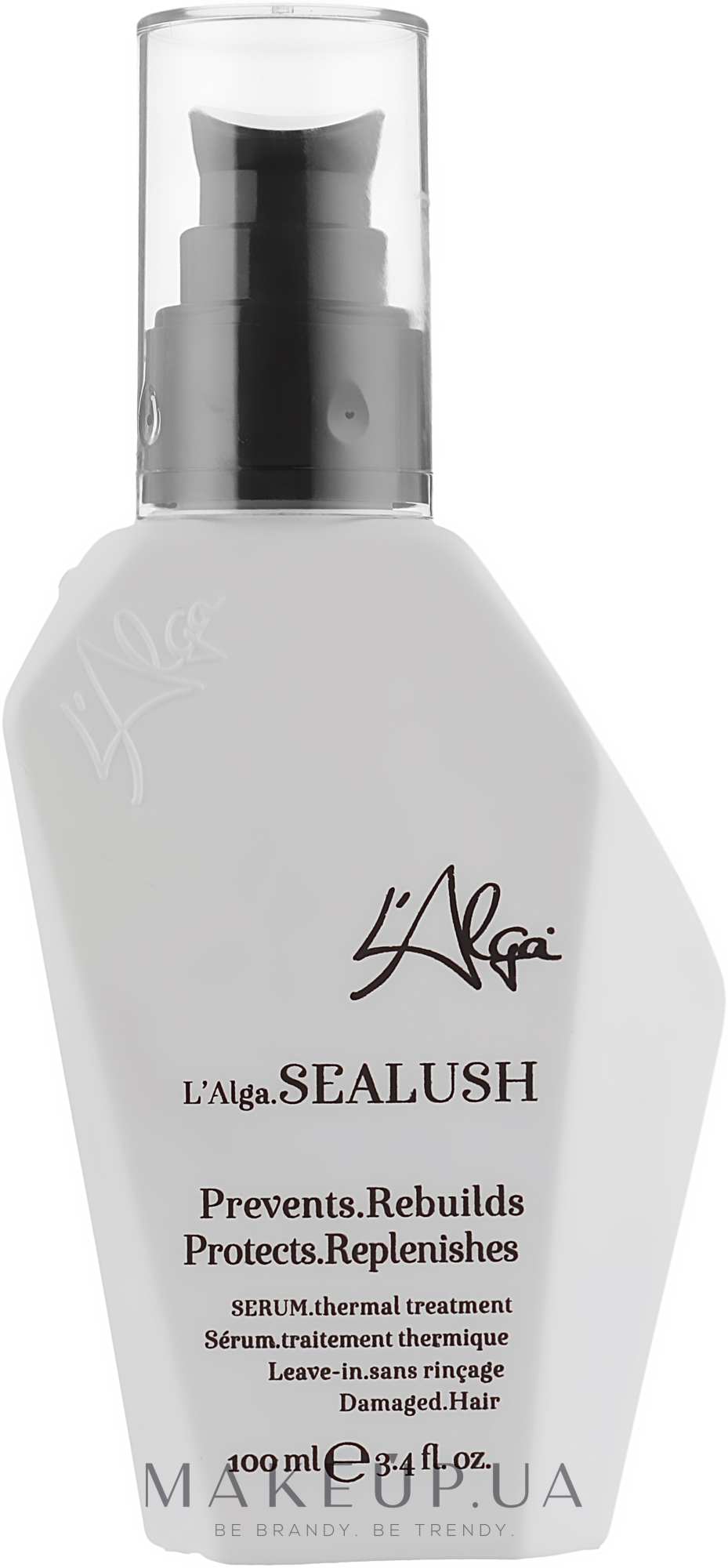 Термозахисна сироватка для волосся - L’Alga Sealush Protects Serum — фото 100ml