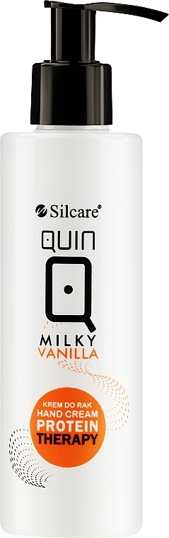 Крем для рук - Silcare Quin Natural Allantoin Protein Milk Vanilla — фото N1