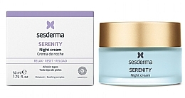Ночной крем для лица - SesDerma Laboratories Serenity Night Cream — фото N1