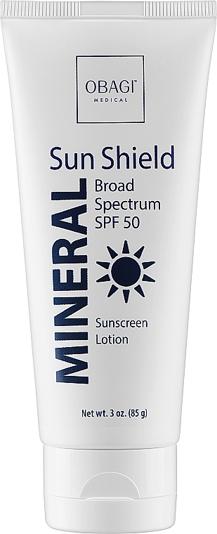 Сонцезахисний крем на мінеральній основі - Obagi Medical Sun Shield Mineral Broad Spectrum SPF 50