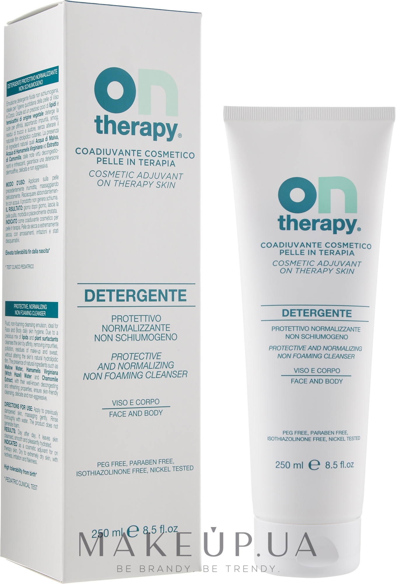 Мягкое очищающее средство для лица и тела - Dermophisiologique OnTherapy Cleansing Cream — фото 250ml