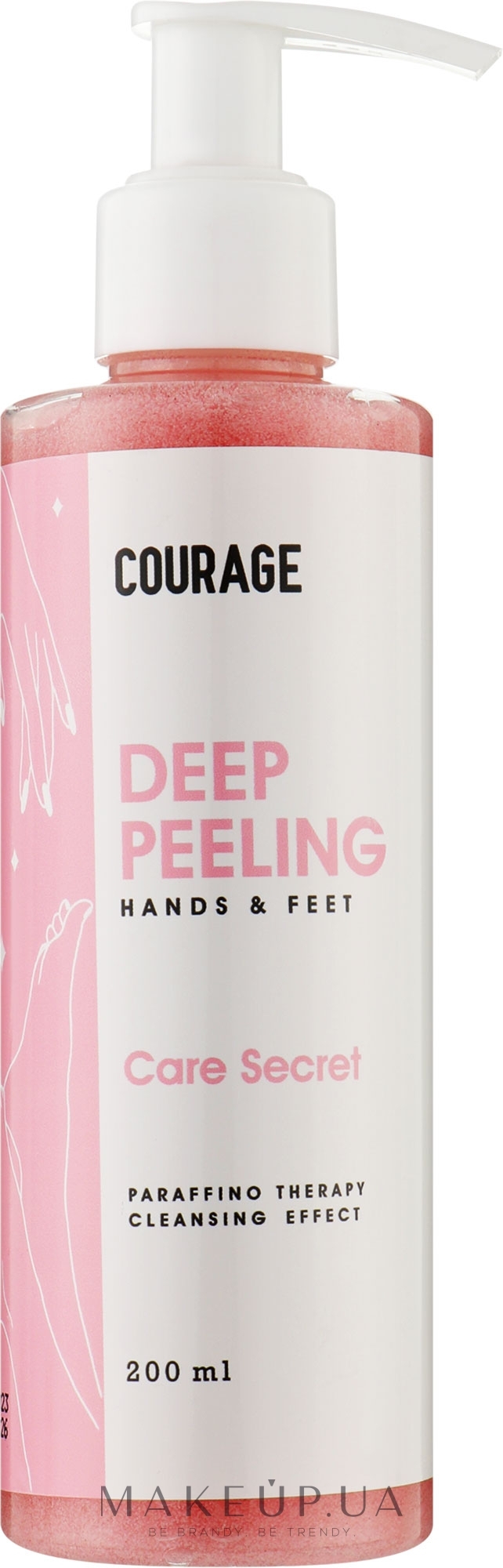 Пілінг-ексфоліант для рук і стоп - Courage Deep Peeling Hands & Feet — фото 200ml