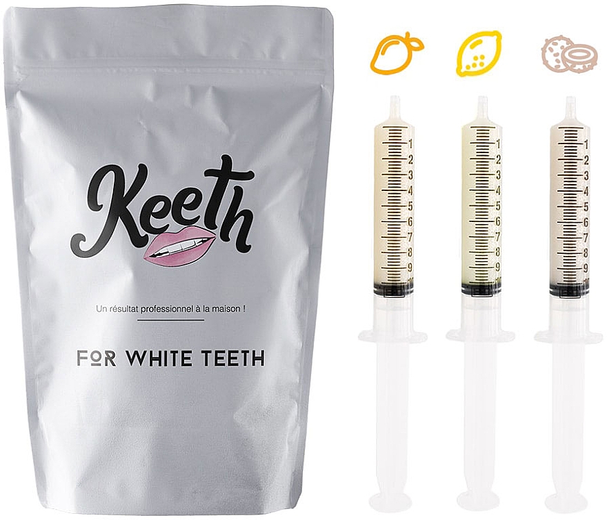 Набір змінних картриджів для відбілювання зубів - Keeth Exotic Fruit Refill Pack — фото N1