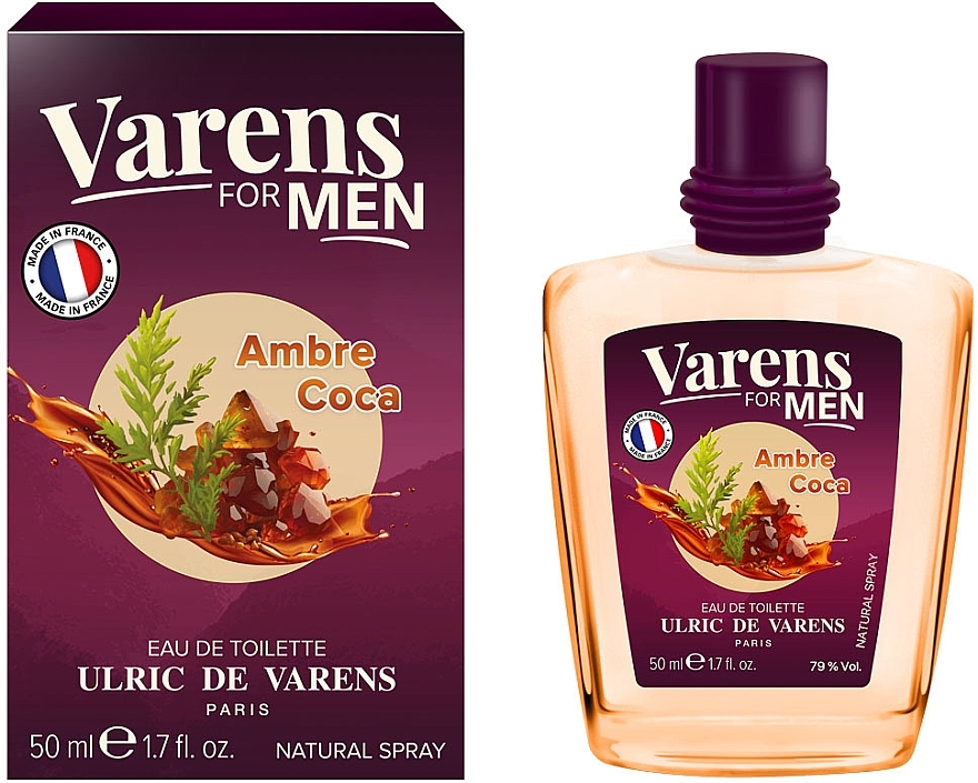 Ulric de Varens Varens For Men Ambre Coca - Туалетная вода — фото N1