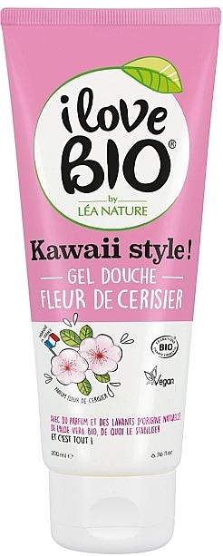 Гель для душа "Цветение вишни" - I love Bio Cherry Blossom Shower Gel — фото N1