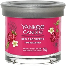 Ароматическая свеча на подставке "Красная малина", 1 фитель - Yankee Candle Red Raspberry Tumbler — фото N1