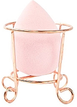 Губка для макияжа с корзинкой, розовая - Donegal — фото N2