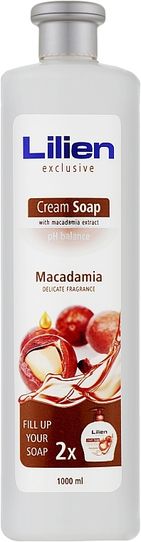Жидкое крем-мыло "Макадамия" - Lilien Macadamia Cream Soap (сменный блок)