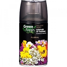 Змінний балон для автоматичного освіжувача повітря "Квітковий" - Green Fresh Automatic Air Freshener Floral — фото N1