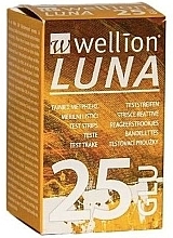 Тест-полоски для измерения уровня глюкозы - Wellion LUNA №25 — фото N1