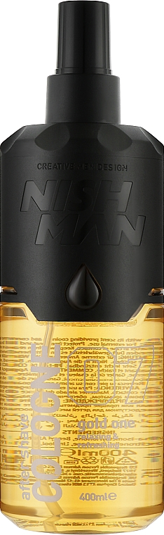 Одеколон после бритья - Nishman Gold One Cologne No.7 — фото N1