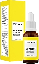 Парфумерія, косметика Балансувальна сироватка для регулювання виділення шкірного себуму - Maruderm Cosmetics Niacinamid 10 % Serum