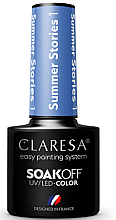 Парфумерія, косметика Гель-лак для нігтів - Claresa Summer Stories Soak Off UV/LED Color