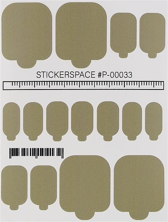 Дизайнерские наклейки для педикюра "Wraps P-00033" - StickersSpace — фото N1