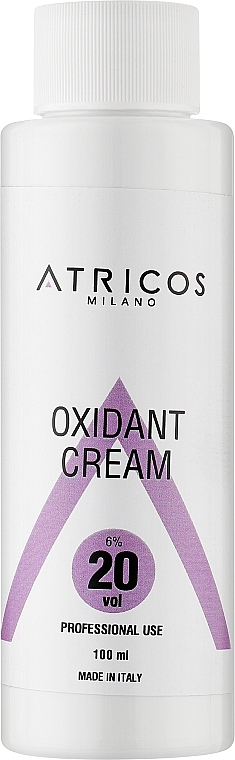 Оксидант-крем для окрашивания и осветления прядей - Atricos Oxidant Cream 20 Vol 6% — фото N1