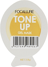 Духи, Парфюмерия, косметика Осветляющая гелевая маска для лица - Focallure Tone Up Gel Mask