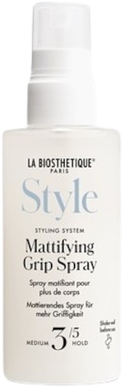 Матувальний спрей для волосся - La Biosthetique Style Mattifying Grip Spray — фото N1
