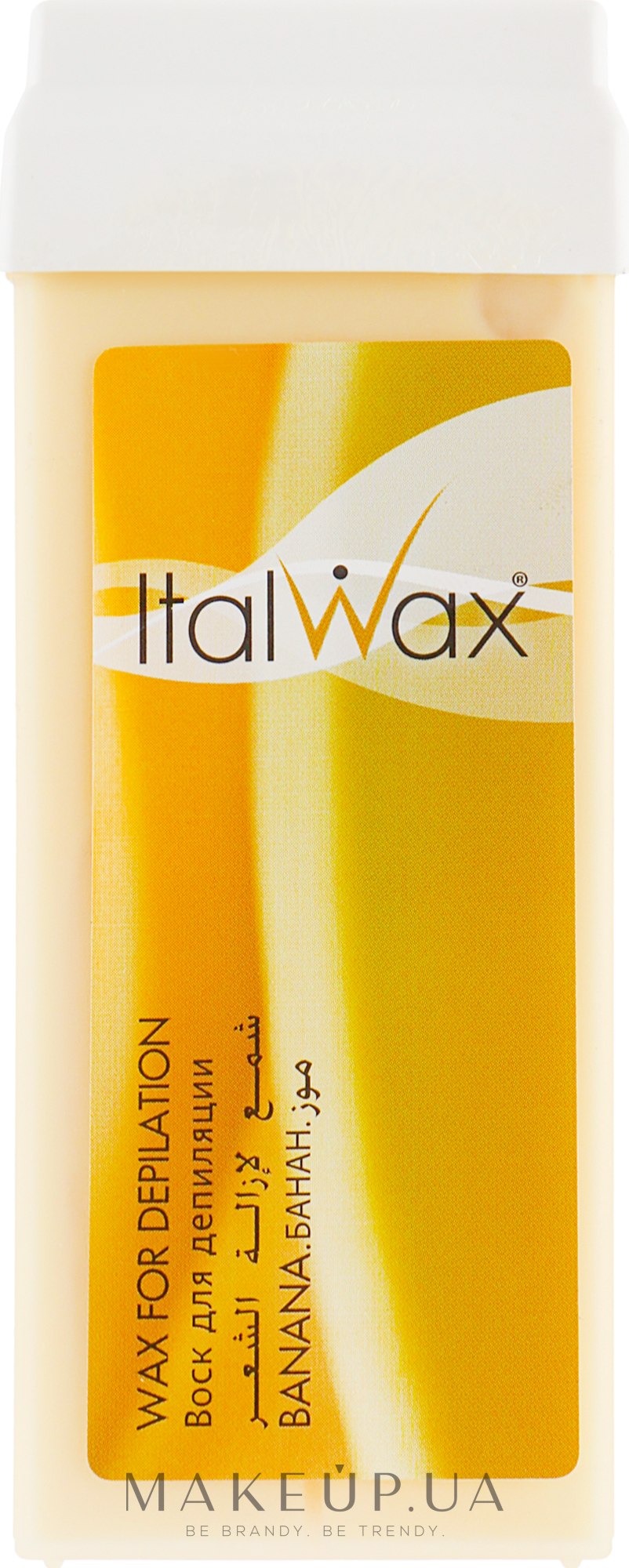 Воск для депиляции в картридже "Банан" - ItalWax Wax For Depilation — фото 100ml