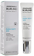 Парфумерія, косметика Крем для шкіри навколо очей з коензимом Q10 - Annemarie Borlind Pura Soft Q10 Light Eye Cream