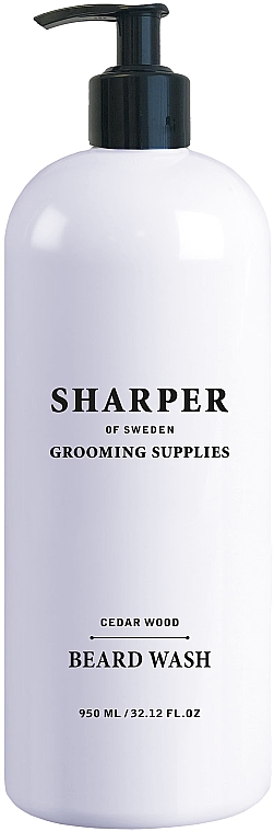 Шампунь для бороды - Sharper of Sweden Cedar Wood Beard Wash — фото N2