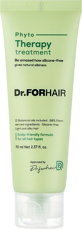 Фітотерапевтична маска-кондиціонер для волосся - Dr.FORHAIR Phyto Therapy Treatment (мініатюра) — фото N1