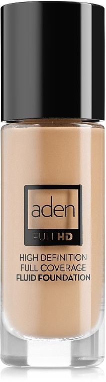 Тональний флюїд - Aden Cosmetics High Definition Fluid Foundation * — фото N1