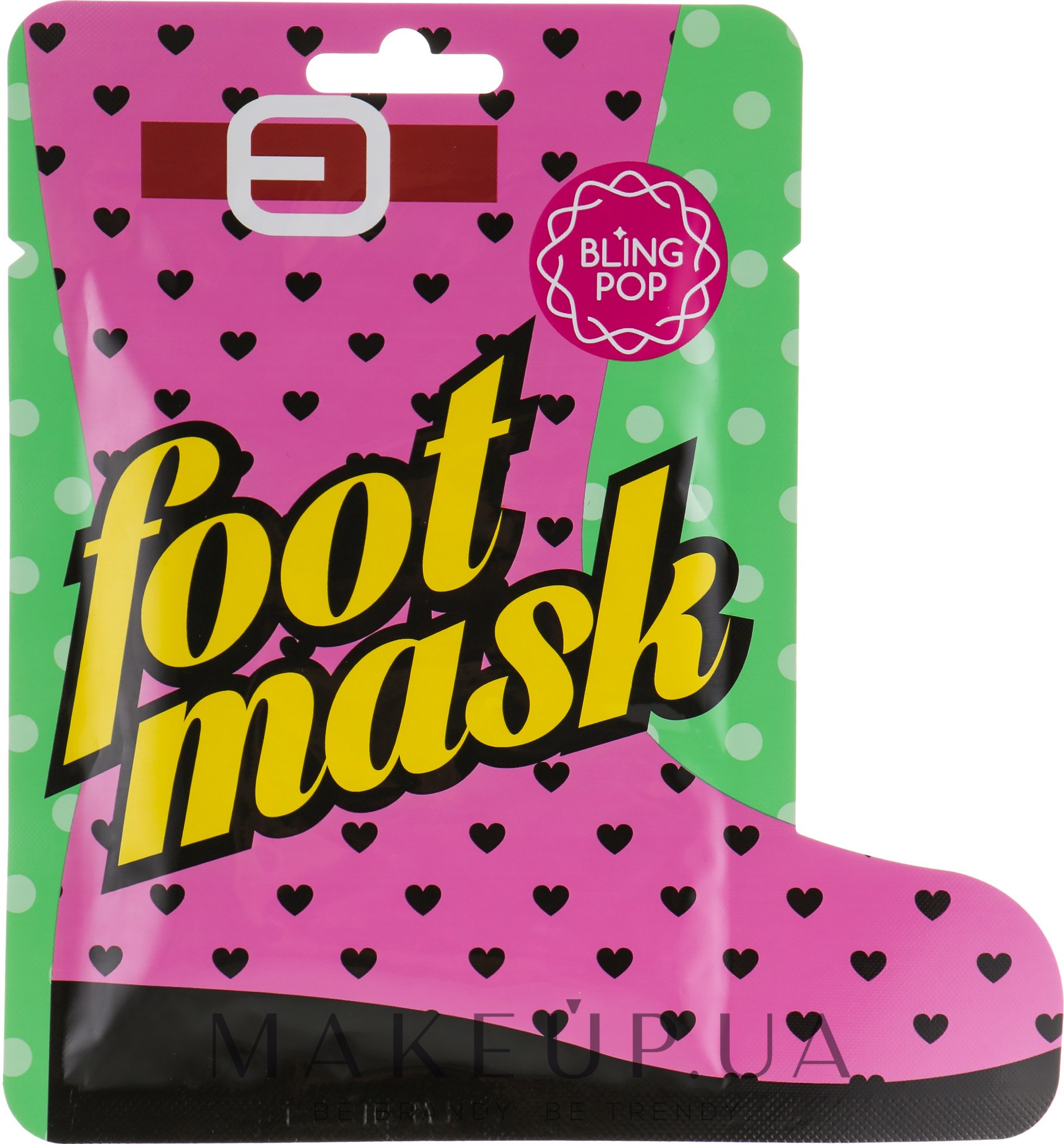 Носочки для педикюра с маслом Ши - Bling Pop Shea Butter Healing Foot Mask — фото 36ml