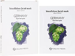 Духи, Парфюмерия, косметика Тканевая маска "Германия" - Calluna Medica Germany Sebum Control Biocellulose Facial Mask