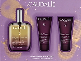 Парфумерія, косметика Caudalie The Des Vignes - Набір (oil/50ml + b/lot/30ml + sh/gel/30ml)