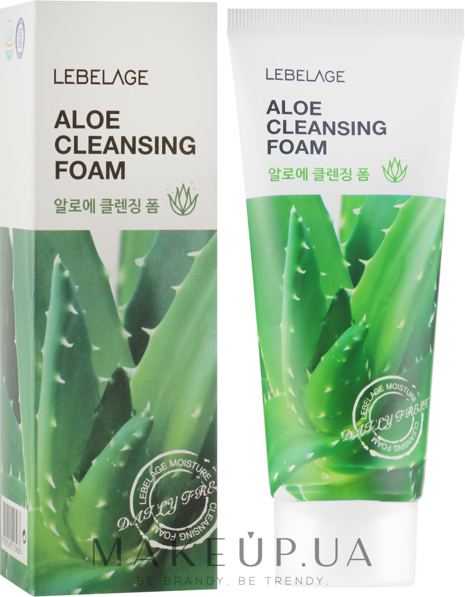 Очищающая пенка для умывания с экстрактом алоэ - Lebelage Aloe Cleansing Foam — фото 100ml