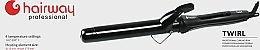 Плойка с керамическим покрытием, 32 мм - Hairway Twirl — фото N2