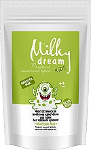 Шипучая ароматная морская соль для ванн "Монстрик Мах" - Milky Dream Kids (дой-пак) — фото N2