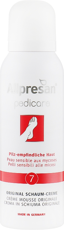 Крем-пена для кожи, склонной к грибку №7 - Allpresan Foot Special 7 — фото N1