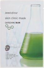 Духи, Парфюмерия, косметика Тканевая маска с катехином - Innisfree Skin Clinic Mask Catechin