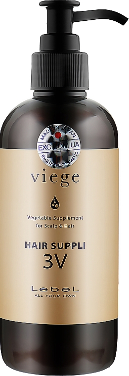 Крем для волосся "Еластичність і об'єм" - Lebel Viege Hair Suppli 3V — фото N1