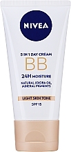 BB-крем - NIVEA 5in1 BB Day Cream 24H Moisture SPF15 — фото N2