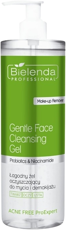 Ніжний очищувальний гель для обличчя - Bielenda Professional Acne Free Pro Expert Gentle Face Cleansing Gel — фото N1